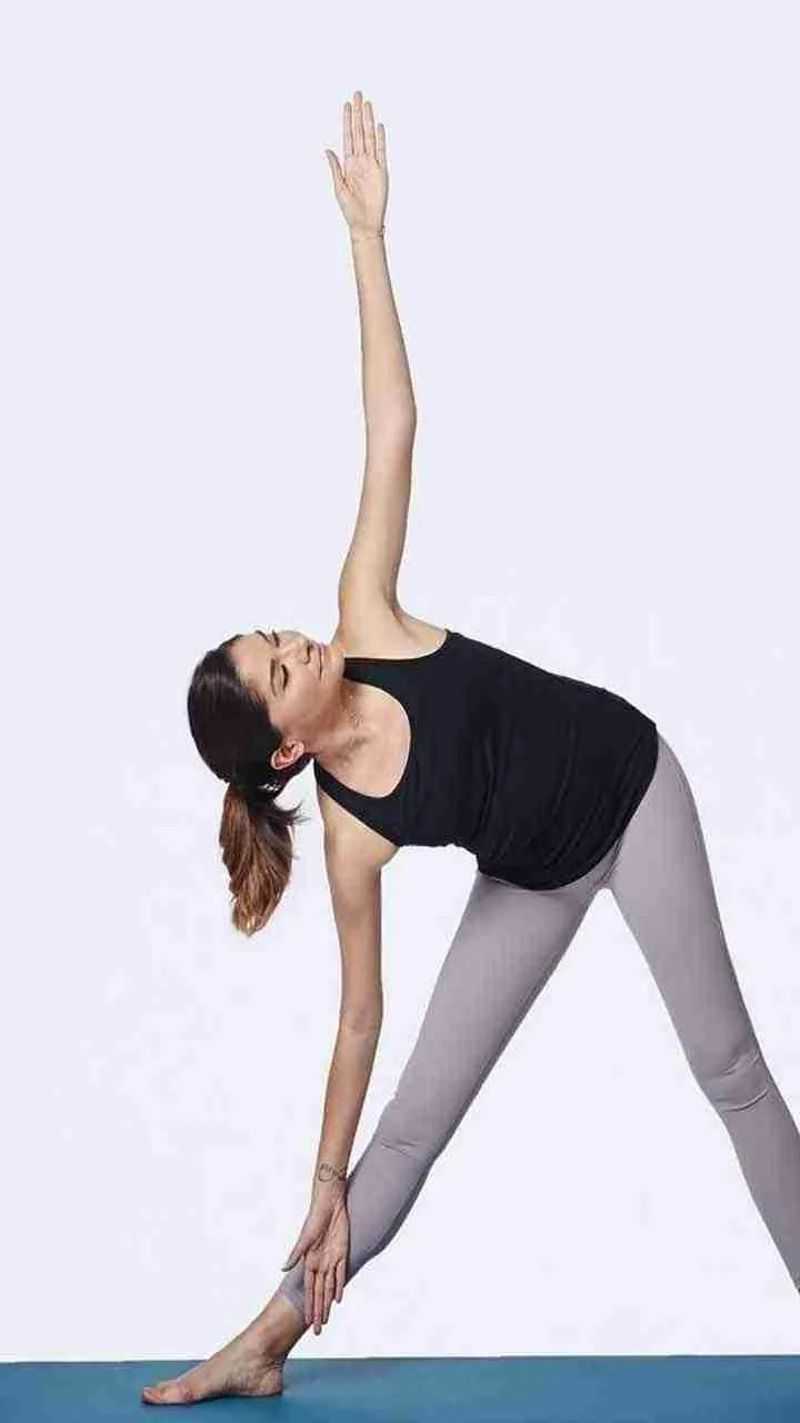 Woman Extending Arms In Yoga Two, Blond, Caucasian, Virabhadrasana PNG  Transparent Image and Clipart for Free Download