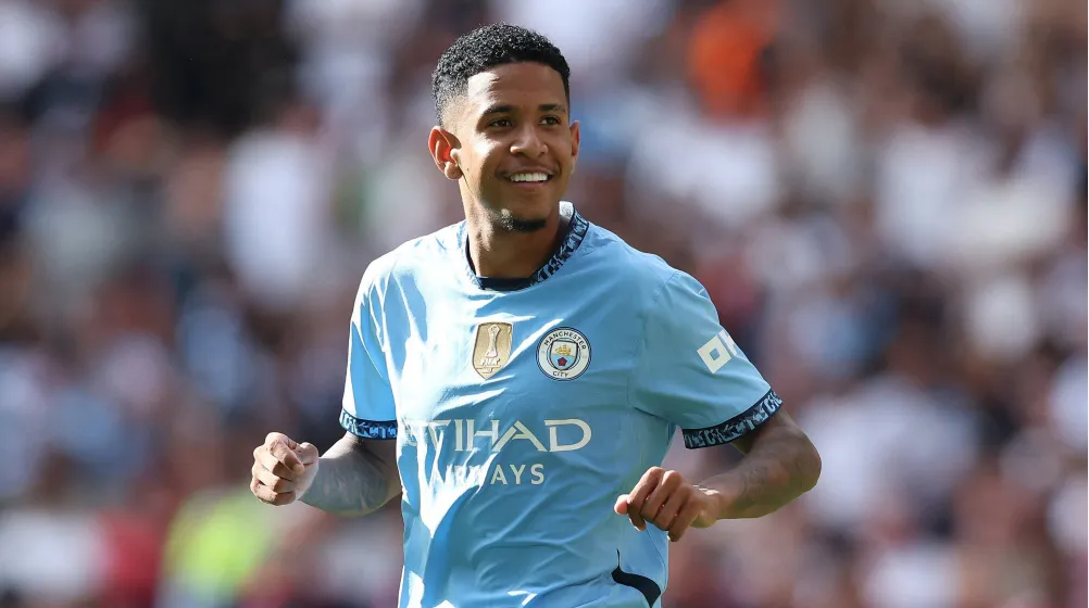 Savinho in action for Man City- Sportz Point.com
