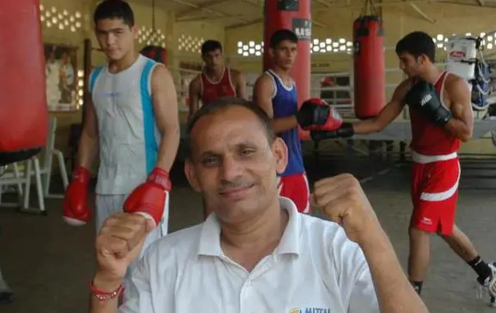 Dronacharya awardee boxing coach Jagdish Singh at his famous Bhiwani Boxing Club (BBC)