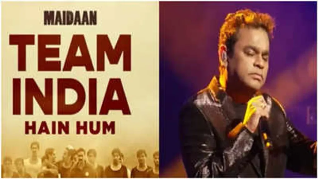 Maidaan Song 'Team India Hai Hum': Ajay Devgn and Music Maestro AR Rahman 