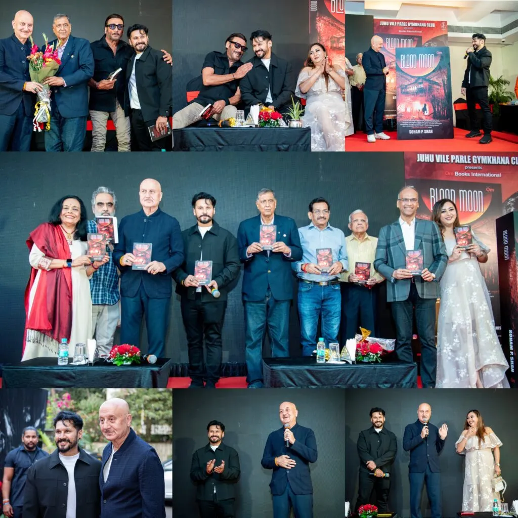 Director Soham Shah Debut Novel Blood Moon Launched by Anupam Kher and Jackie Shroff in a Star Studded Event 