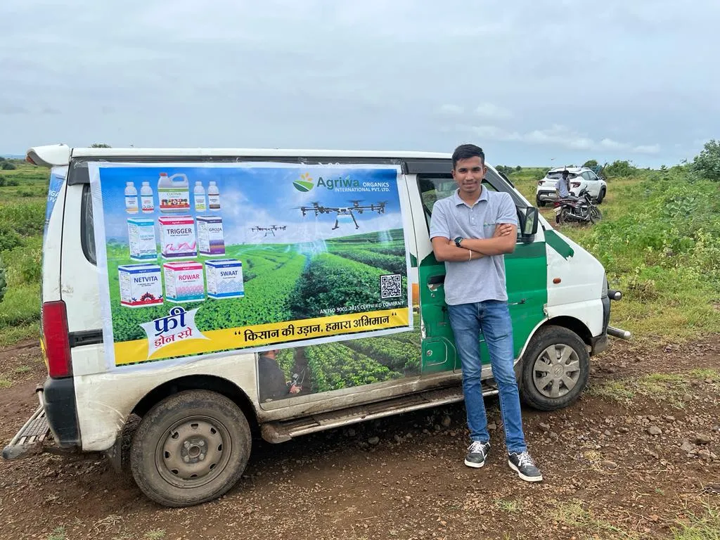 Ansh Patidar,  founder of Agriwa Organics
