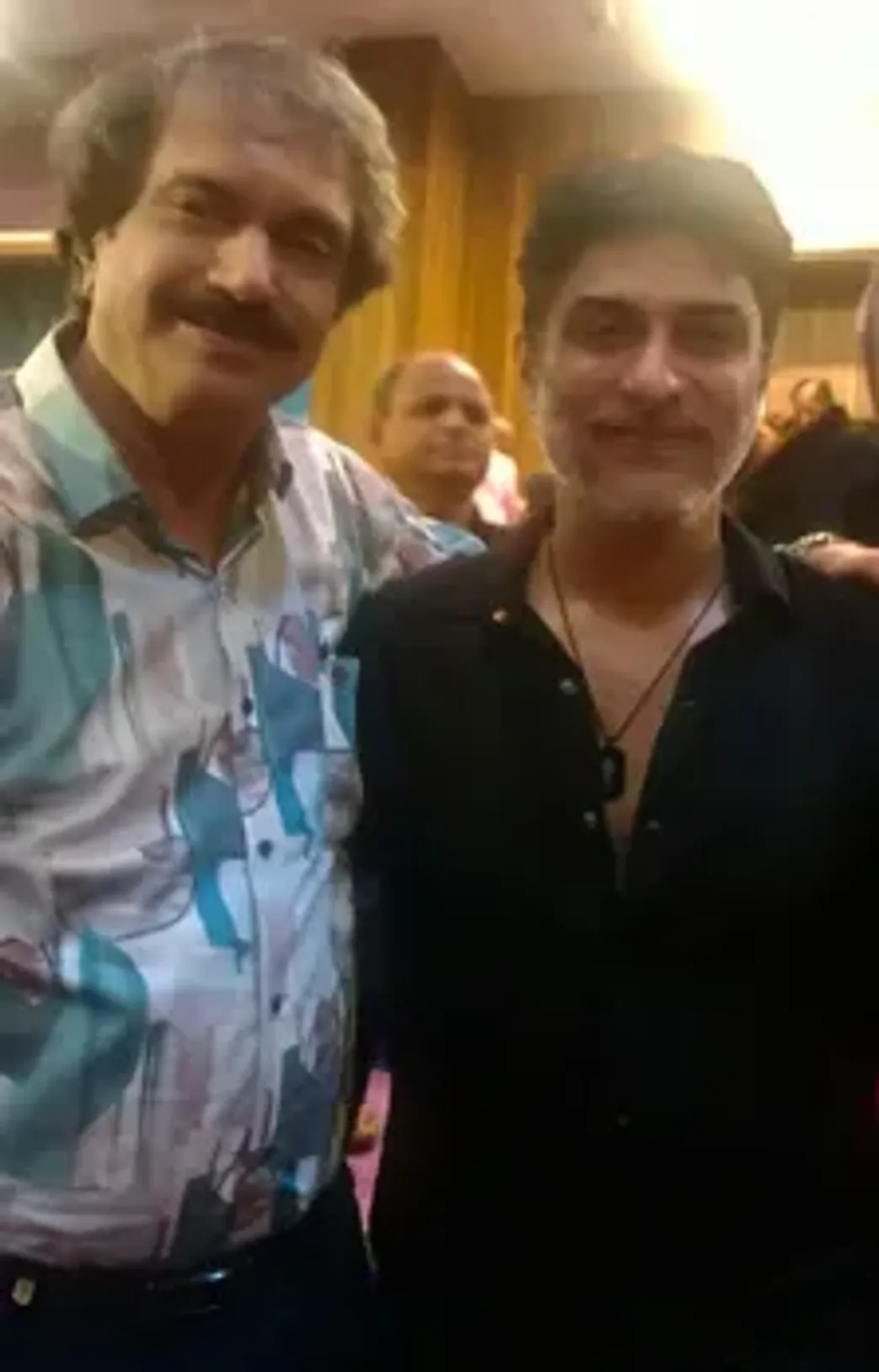 Star actor-singer Vikas Bhalla (right) with Chaitanya Padukone
