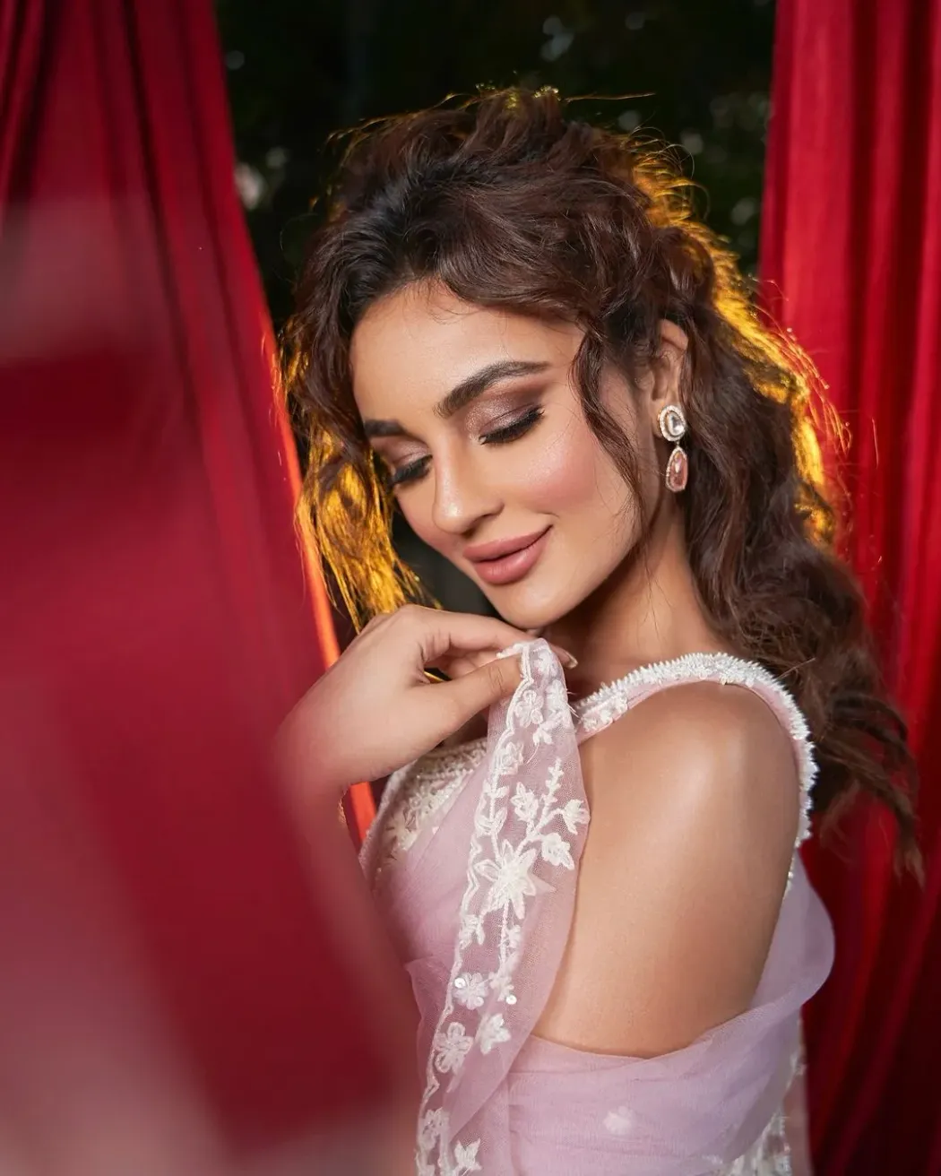 Seerat Kapoor Shines in 69K Pink Sharara