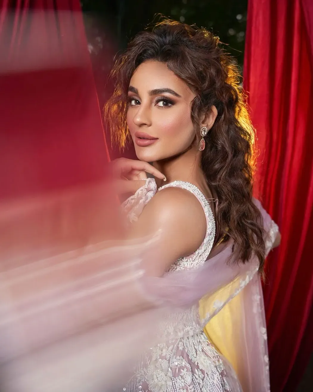 Seerat Kapoor Shines in 69K Pink Sharara