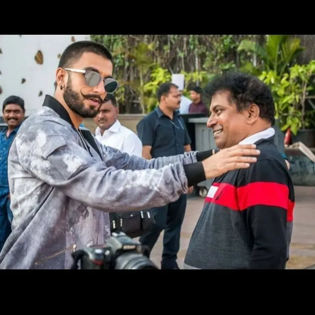 Pradeep Bandekar with Ranveer Singh