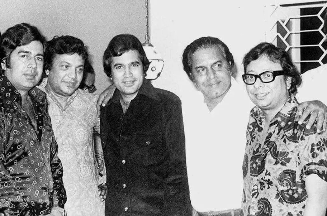 Sujit Kumar, Uttam Kumar, Rajesh Khanna, Shakti Samantha, RD Burman