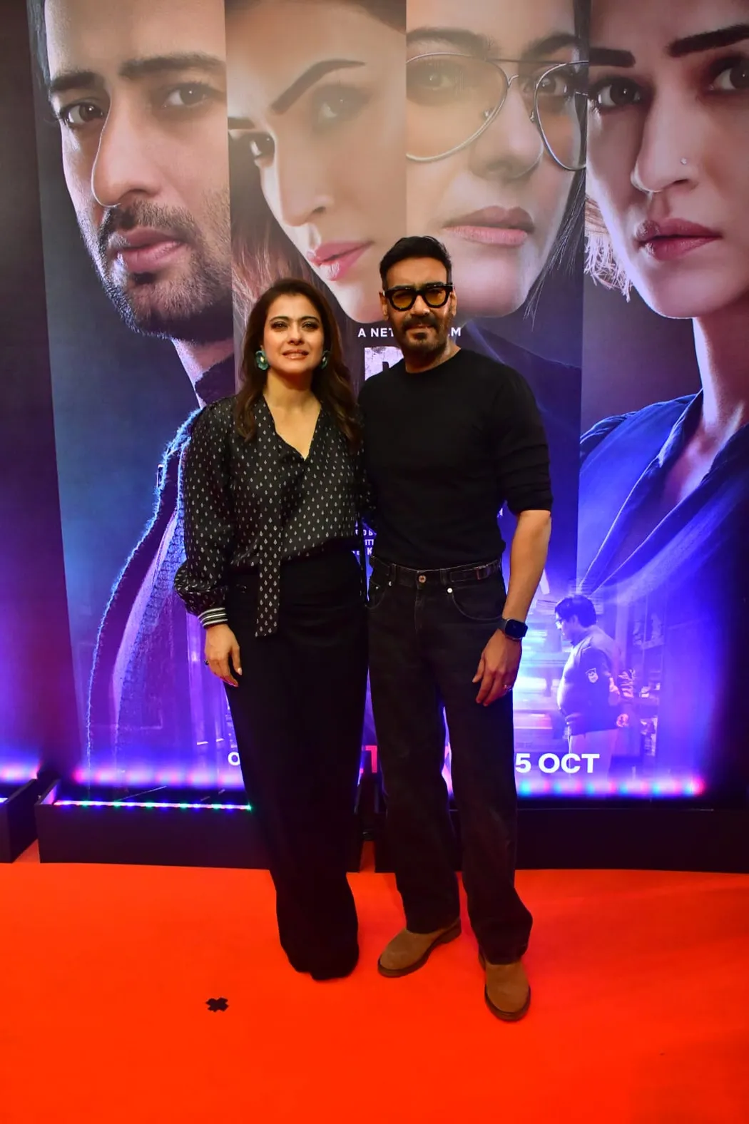 Kajol and Ajay's Stylish Appearance