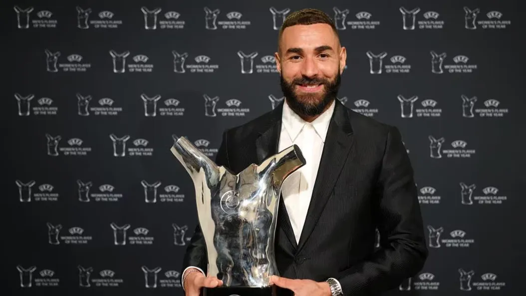 UEFA Men's player of the year winners in last 10 years - Karim Benzema - 2021-22 | sportzpoint.com