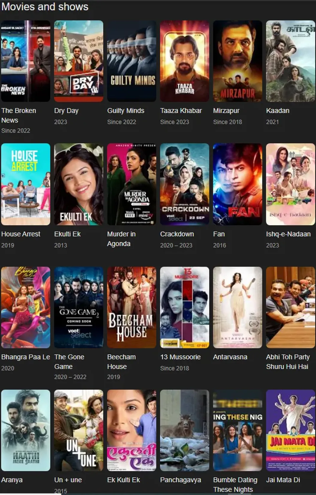shriya pilgaonkar movies and tv shows