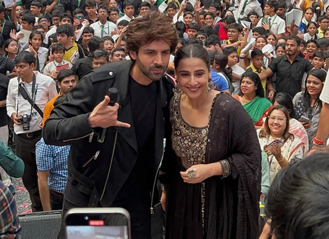 Bhool Bhulaiyaa 3: Kartik Aaryan, Vidya Balan to conclude massive 34-day,  12-city promotional tour with a grand finale in Patna : Bollywood News -  Bollywood Hungama
