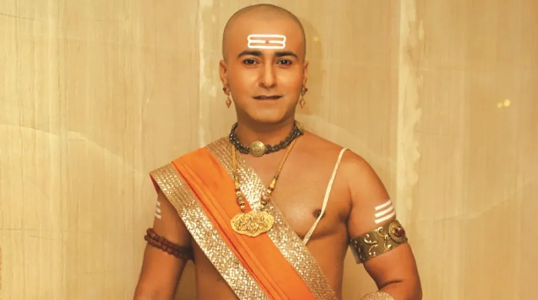 Krishna Bharadwaj, playing the role of Tenali Rama