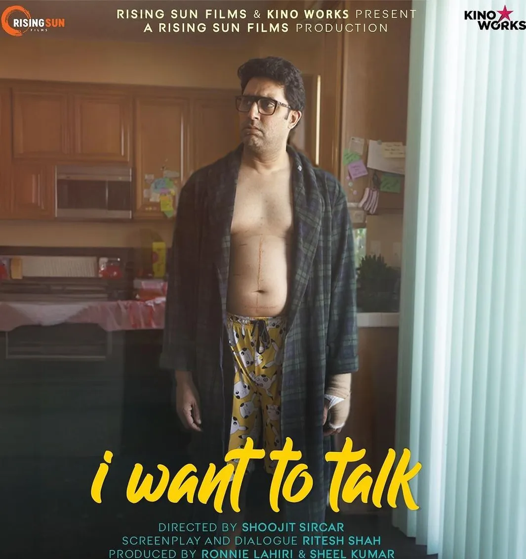 I Want to Talk' poster: Abhishek Bachchan is a grumpy NRI in Shoojit  Sircar's next - The Hindu