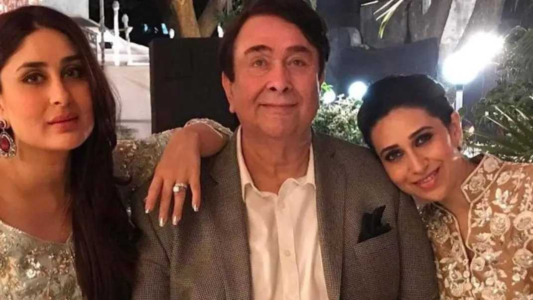 Randhir Kapoor with doughter