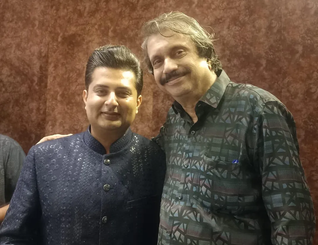 Sumeet Tappoo ( left) with Chaitanya Padukone