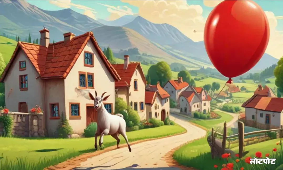Fun Story Bunty and her flying balloon