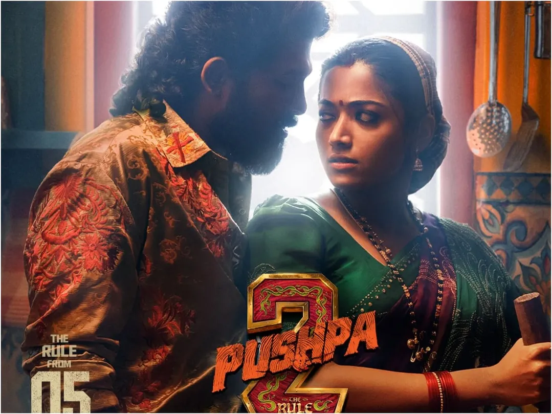 Pushpa 2: Allu Arjun, Rashmika Mandanna Passionately Stare At Each Other In  New Poster Unveiled On Diwali - News18