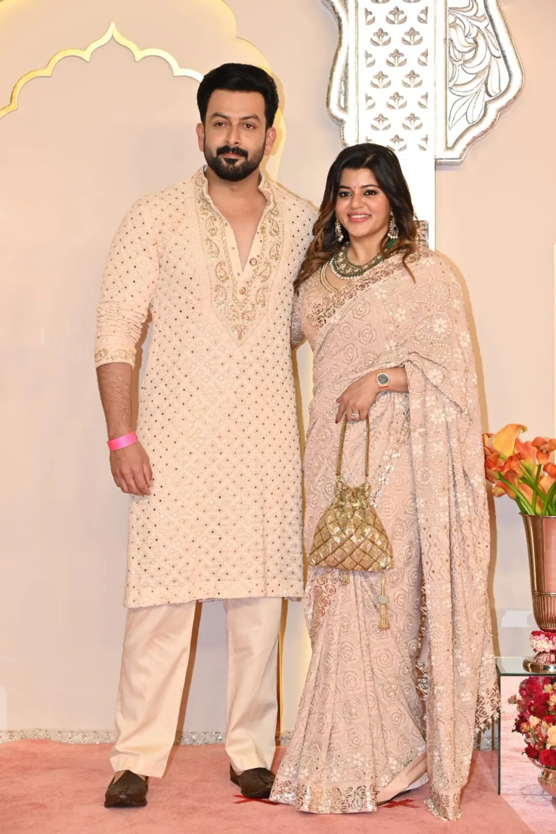 Prithviraj Sukumaran and wife Supriya Menon