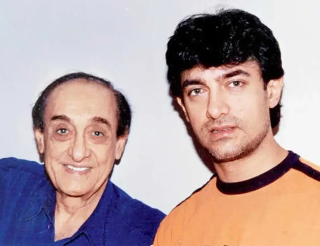 Aamir Khan with Nasir Hussain