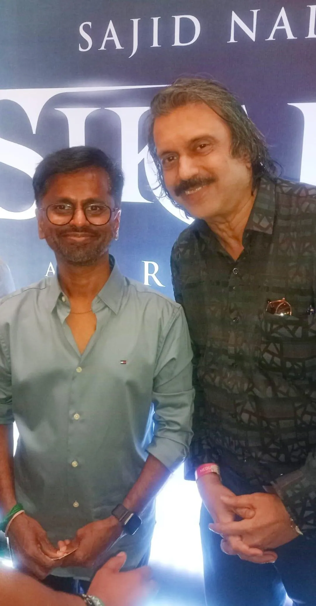 Director A R Murugadoss with Chaitanya Padukone
