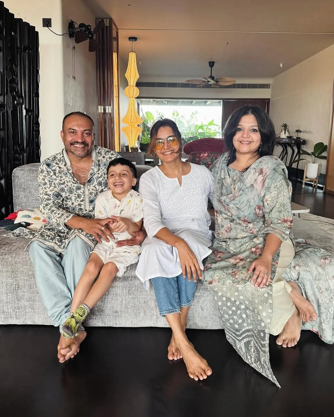 Manju Warrier Soubin Shahir Eid celebration 