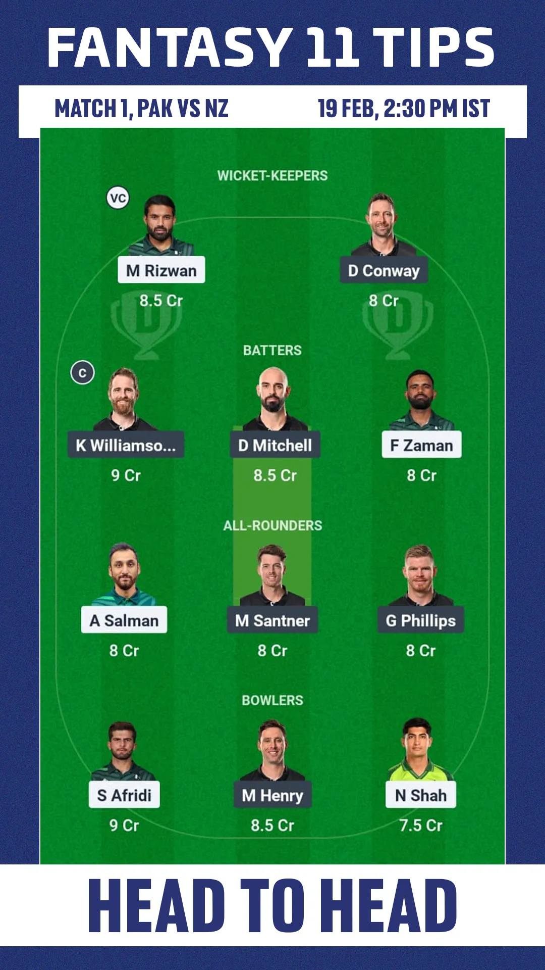 PAK vs NZ Dream11 Prediction