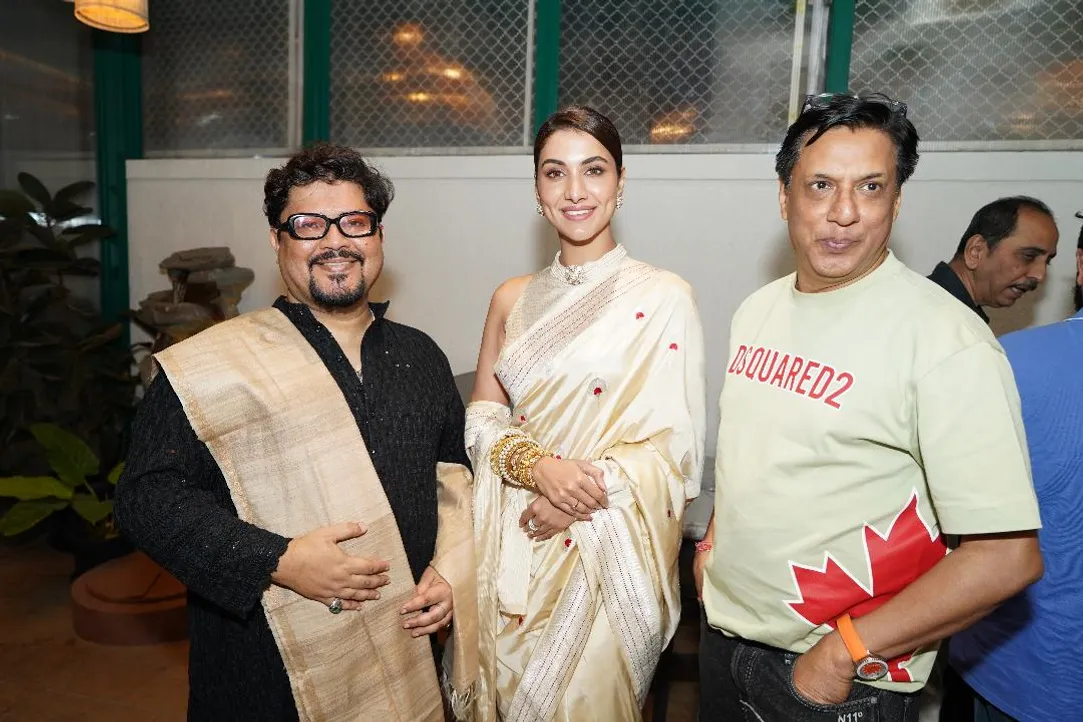 Binodiini preview-- Madhur Bhandarkar ( ight) with Ram Kamal Mand Rukmini M