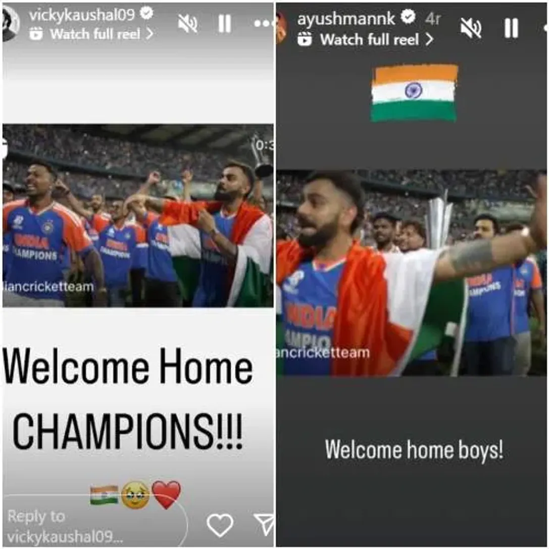 Picture courtesy: Vicky Kaushal/Instagram (L); Ayushmann Khurrana/Instagram (R)