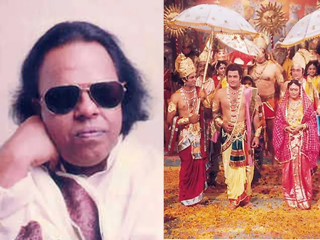 Ravindra Jain at Ramanand sagar Ramayan