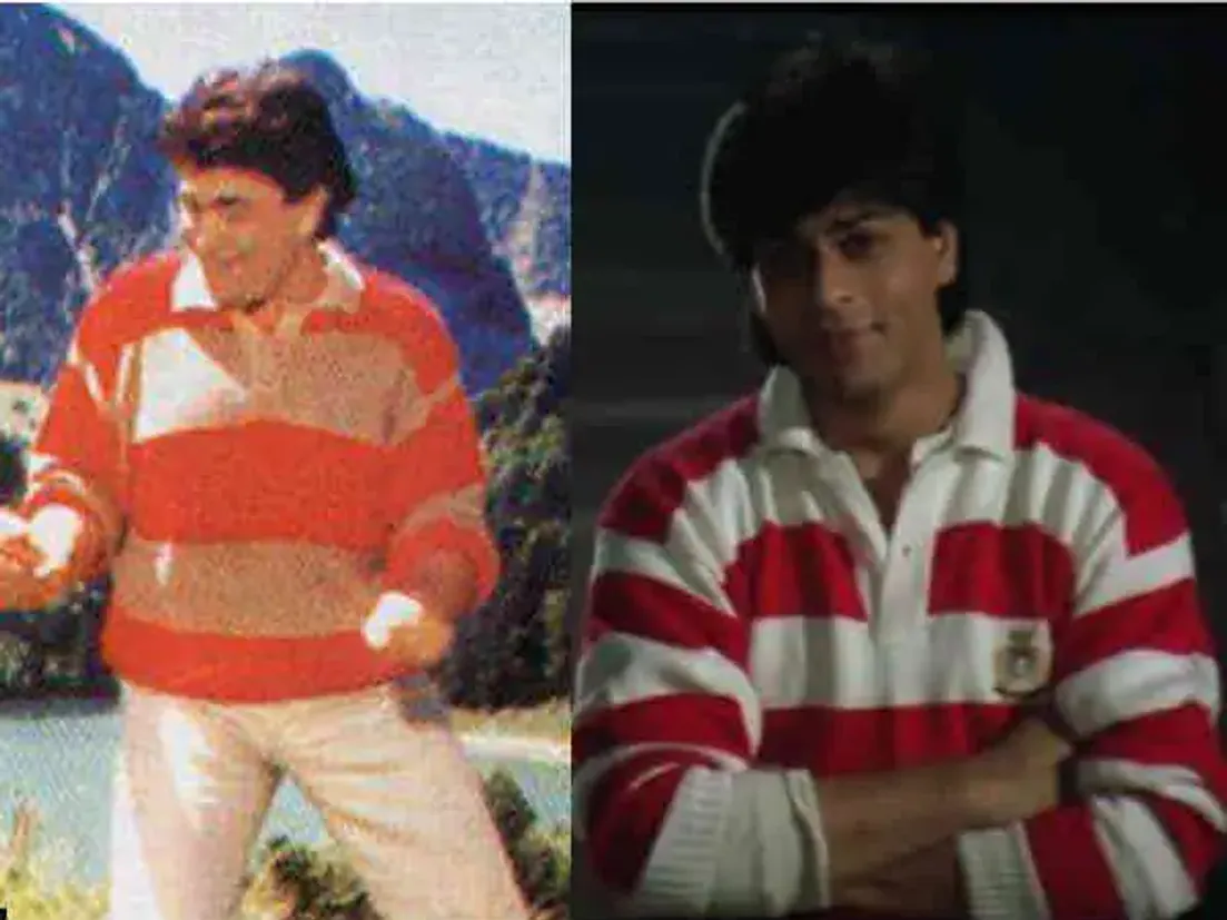 शाहरूख खान ने डीडीएलजे में पहना था चांदनी का ये छेद वाला स्वेटर | When shahrukh  khan wore rishi kapoor's Chandni sweater with a hole for DDLJ -Hindi  Filmibeat