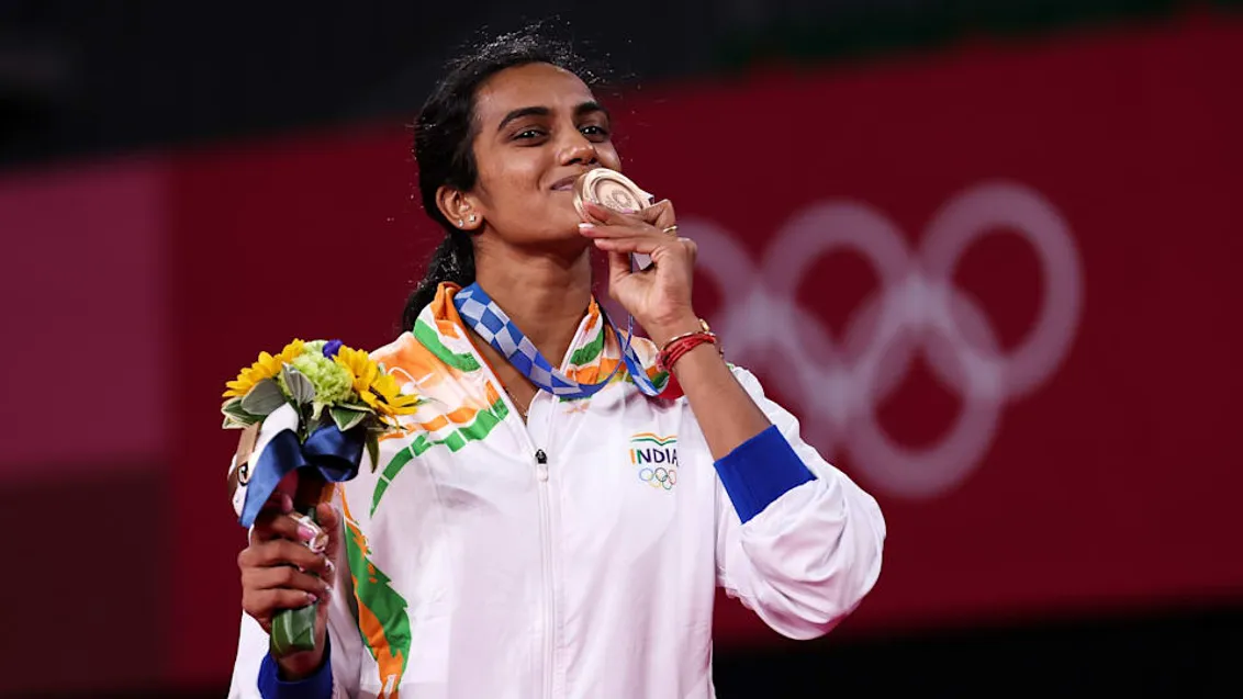 PV Sindhu is the first Indian woman to win two individual Olympic medals.