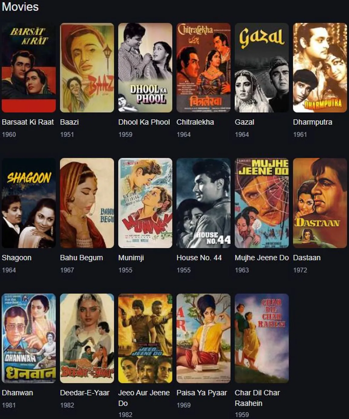 Sahir Ludhianvi movies-films