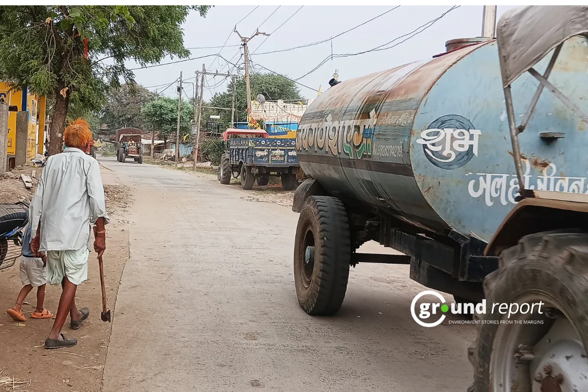 water tanker rural india