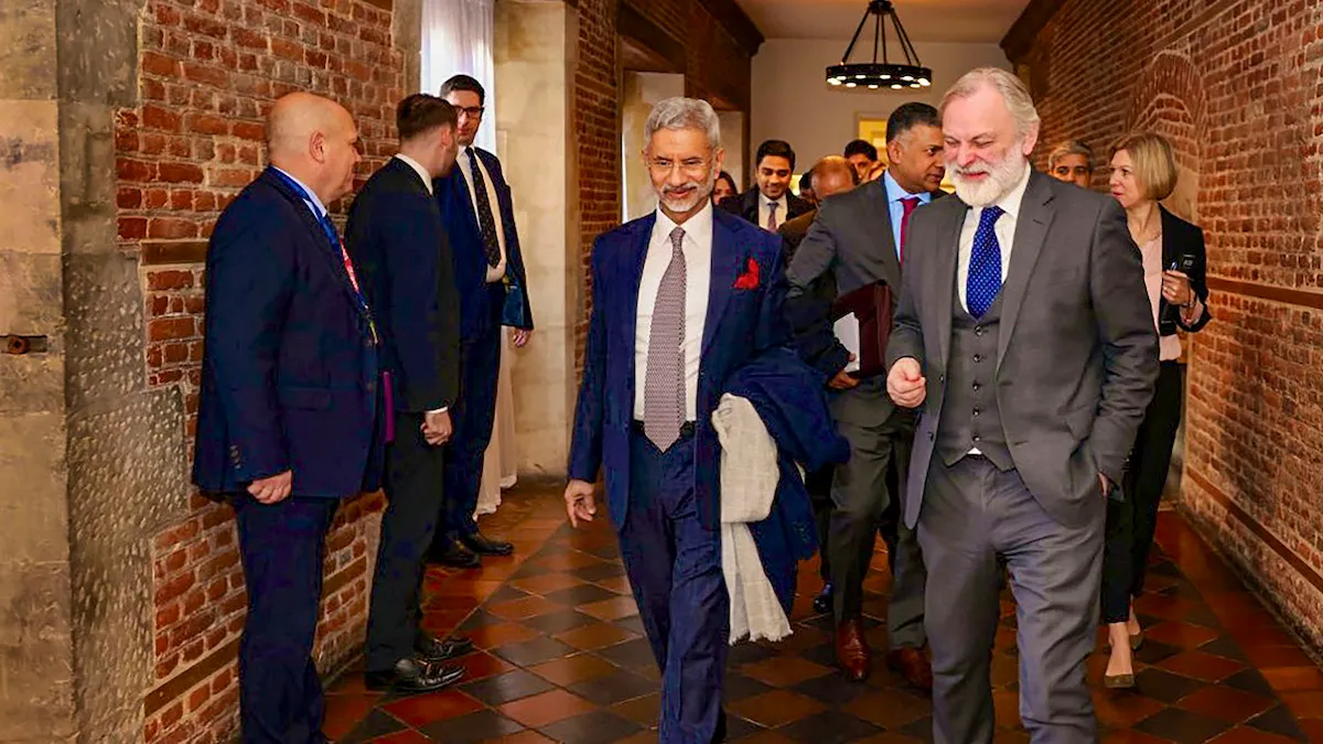 External Affairs Minister S. Jaishankar meets National Security Adviser of UK Tim Barrow.