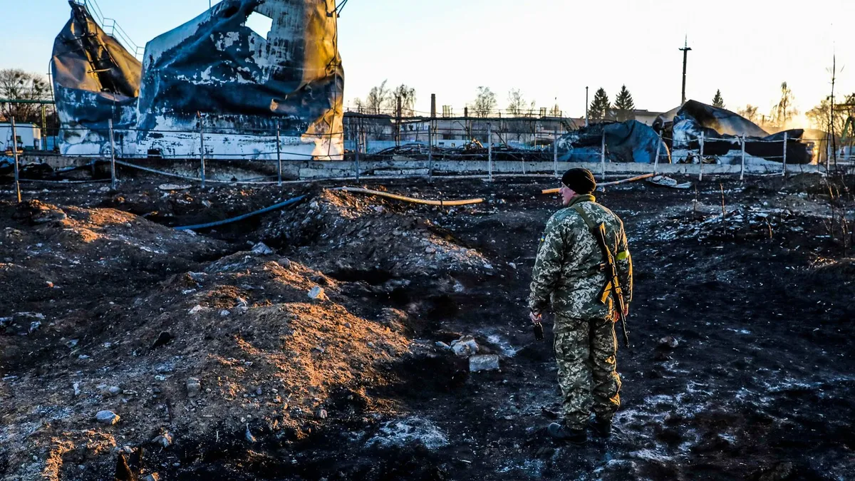 Russia Ukraine War Russian Shelling