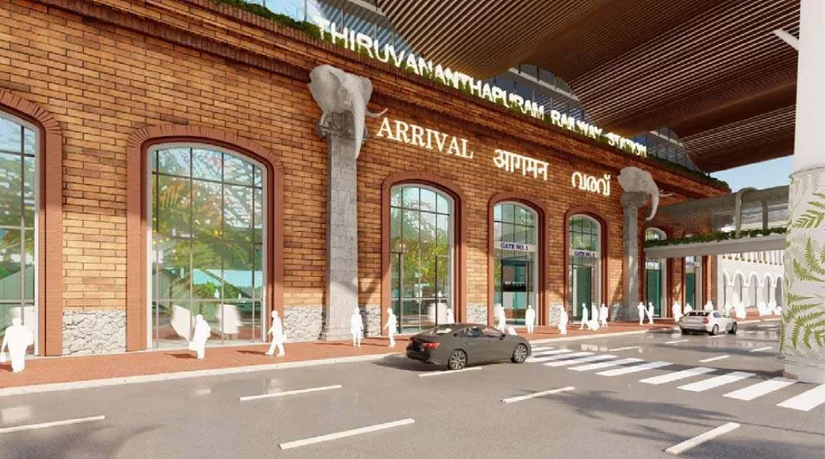 dedovelopement of tvm railway station
