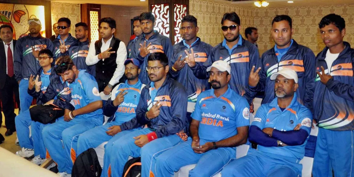  sports ministry , team india , t20 world cup , Indian Blind Cricket Team
