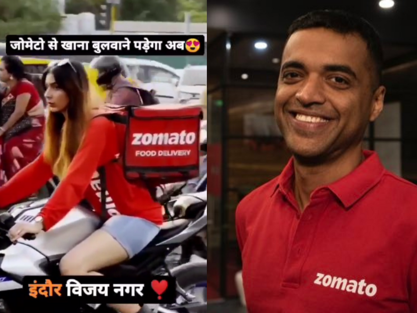 Viral video shows model riding without helmet in Zomato gear; Company issues clarification