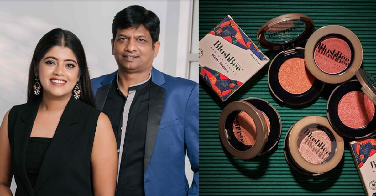 Shobana, with her husband Navneethan from Chennai, founded Blushbee out