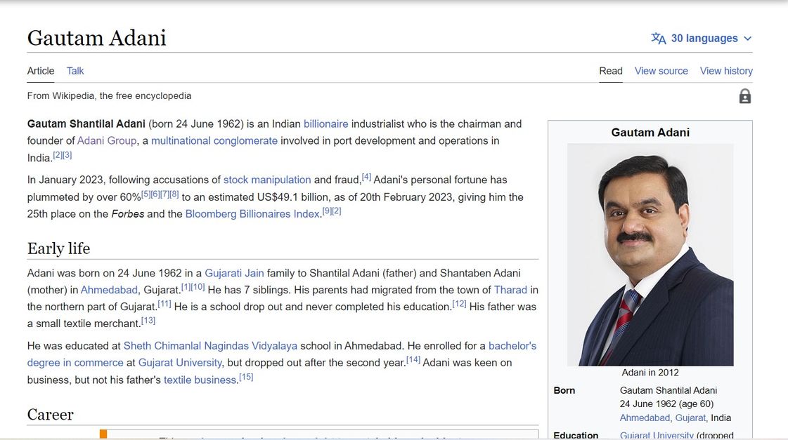 Gautam Adani - Wikipedia