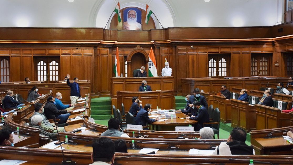 Budget delay Delhi Assembly passes resolution for probe against chief