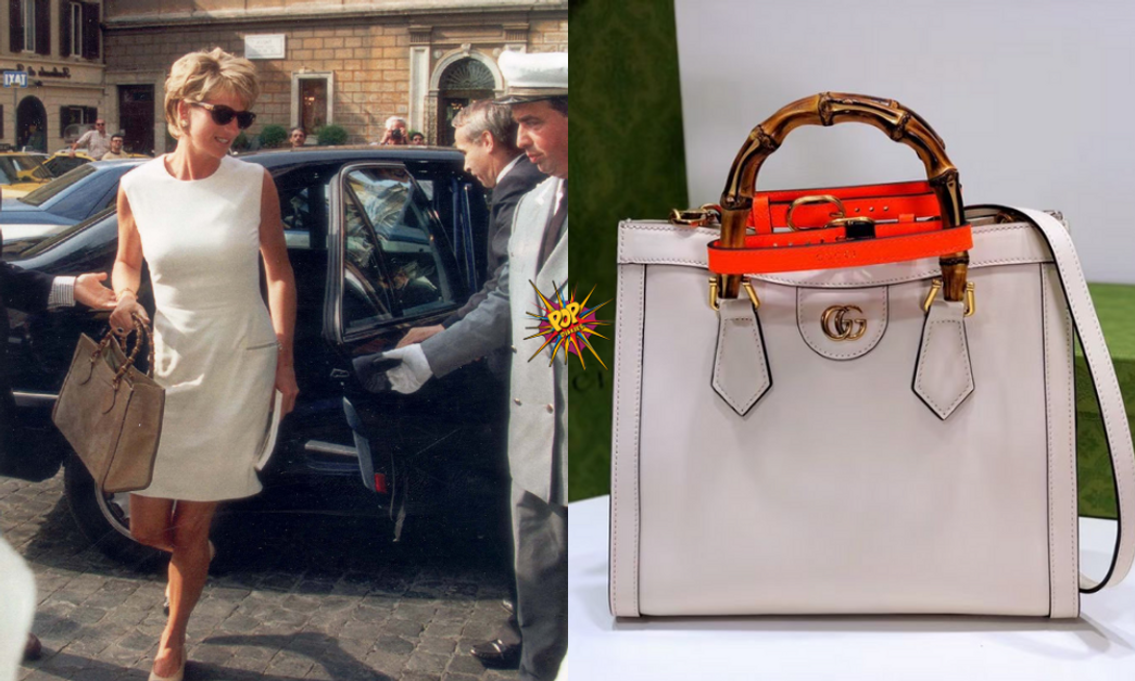 Gucci Pays Tribute to Princess Diana with Reinvented Bamboo Handle Tote