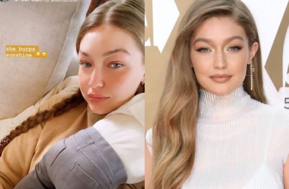 Gigi Hadid Shares First Selfie With Daughter Says She Burps Sunshine 