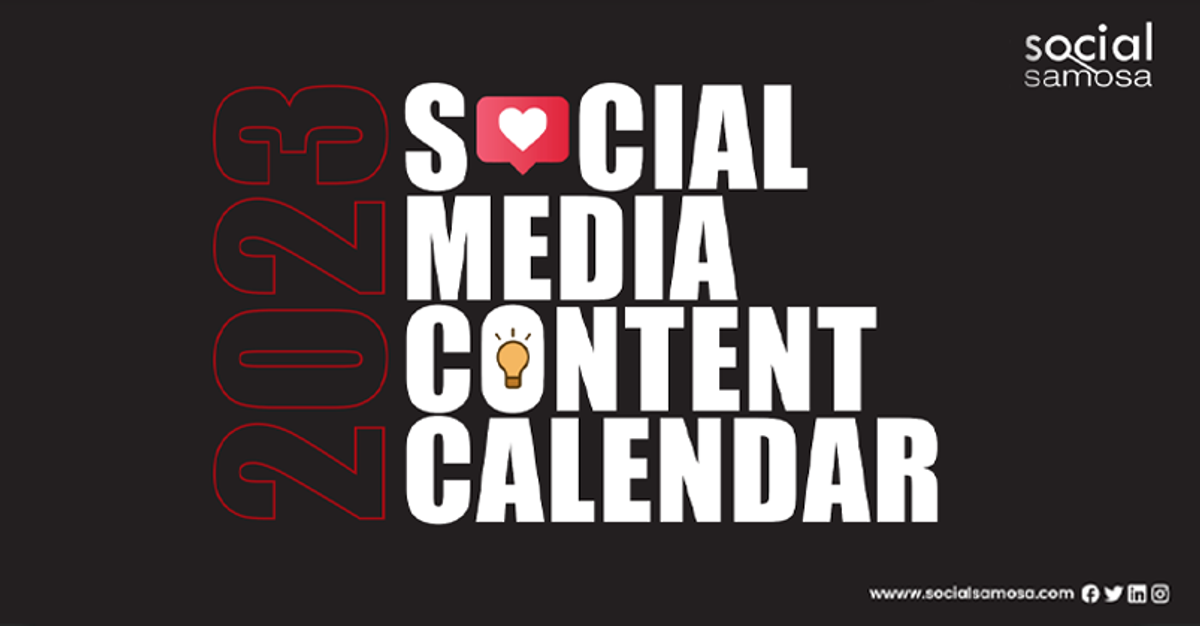 [Download] Social Samosa unveils Social Media Calendar 2023