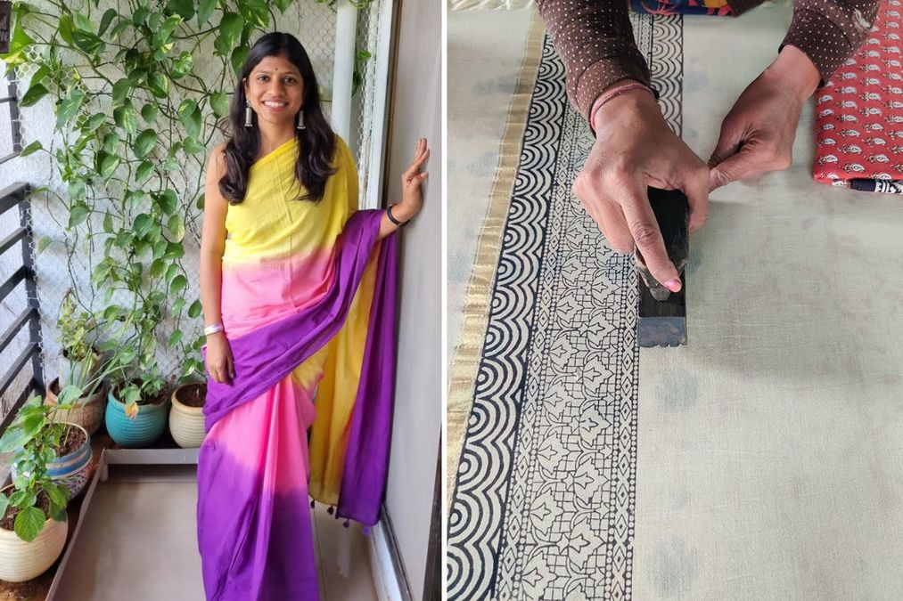 With Rs 2 lakh investment, Jaipur woman handcrafts Rs 1.2 crore saree ...