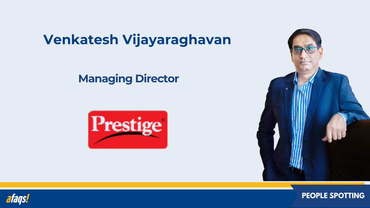 TTK Prestige elevates Venkatesh Vijayaraghavan to MD