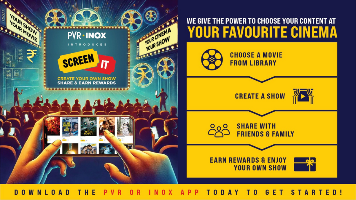 PVR INOX’s SCREENIT hands over film curation to movie enthusiasts