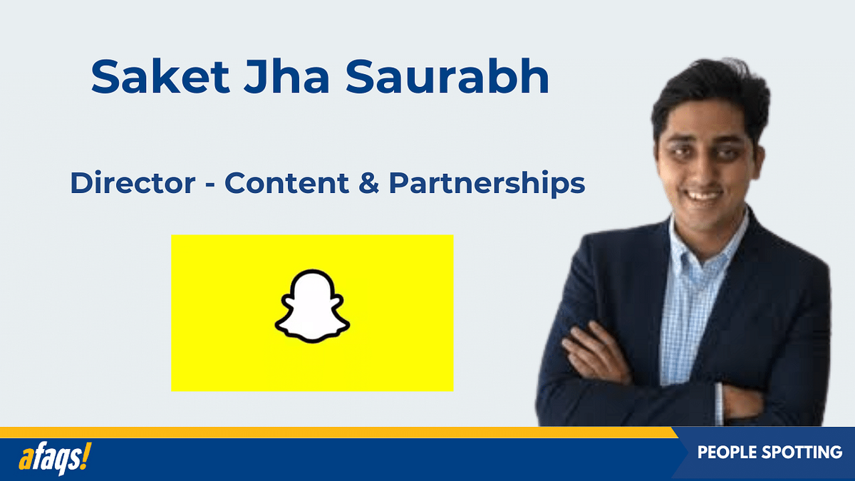 Ex-Meta executive Saket Jha Saurabh joins Snapchat India ... - afaqs!