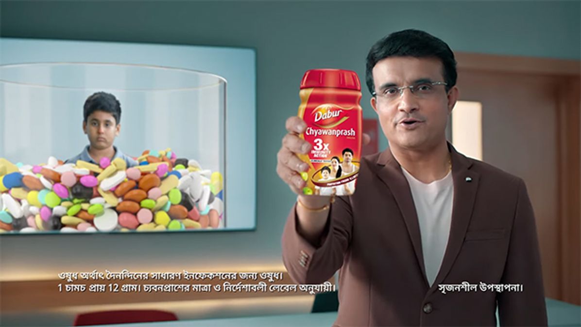 Dabur Chyawanprash unveils new campaign with brand ambassador Sourav ...