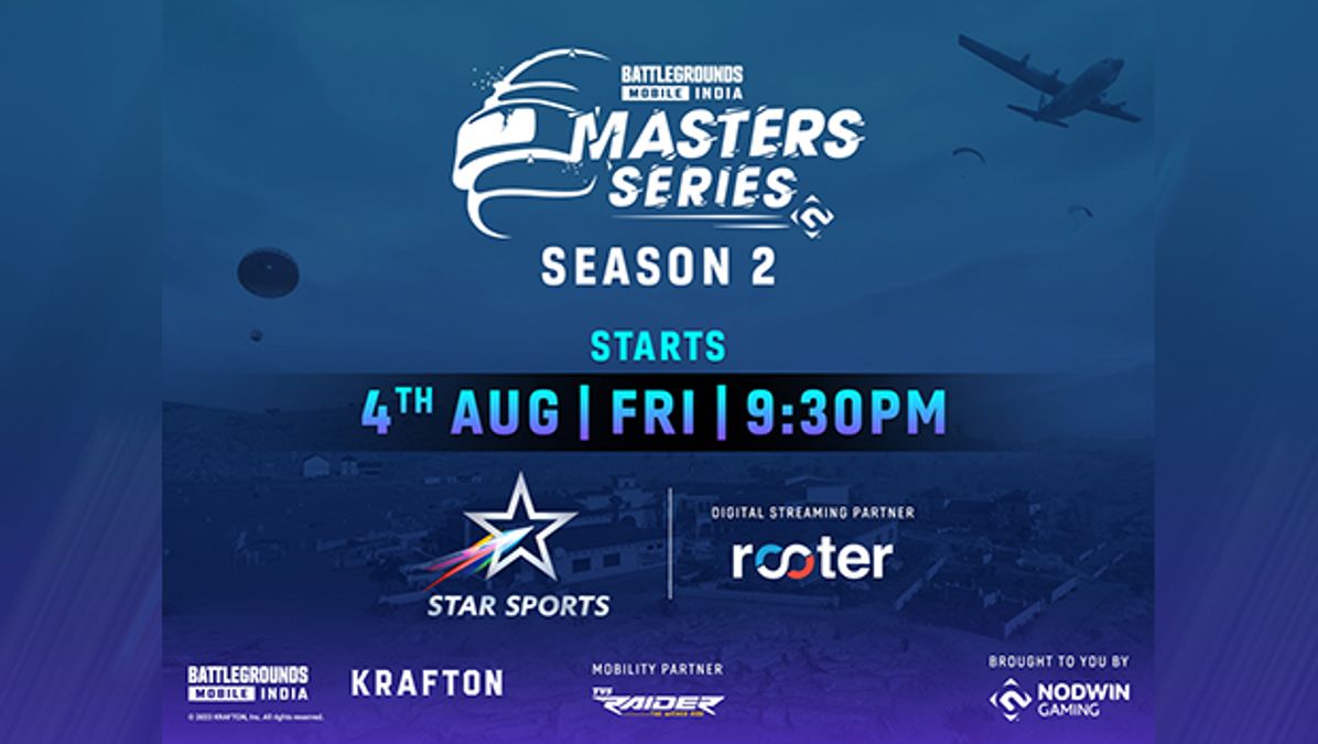 Nodwin Gaming and Star Sports announce BGMS Season 2 with Rooter as